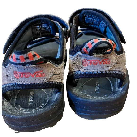 Teva Sandal Hudson Men Size 7 #6758 Brown w/orange accents. Hiking, Water sports - Picture 4 of 7